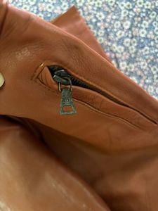 Vintage Prada Brown Leather Trousers