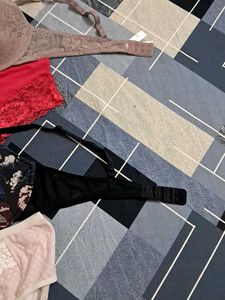 combo Of Four Imported Fabric Bra N Panty