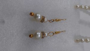 Pearl Necklace &amp; Earring Set