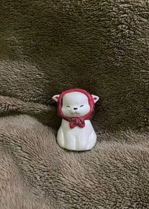 Handmade Clay Puppy Dusk Buddy
