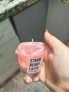 Strawberry latte, Scented Candle