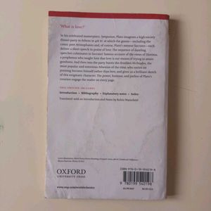 Plato Symposium: Oxford World's Classics