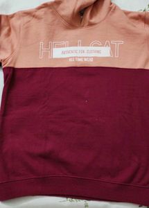 Color Block two tone  Hoodie sweatshirt