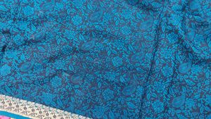 Elegant Blue Mysoore Silk Saree