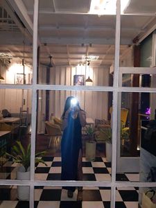 Elegant Black Slit Gown