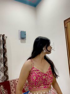 New 3 Piece Shrug Lehenga Set