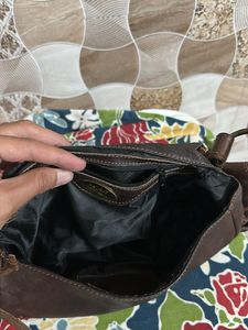 Brown Leather Handbag