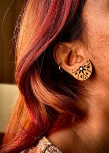Reborn - Handmade Beaded Studs