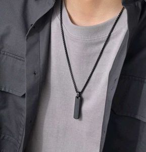 Black Pendant Necklace