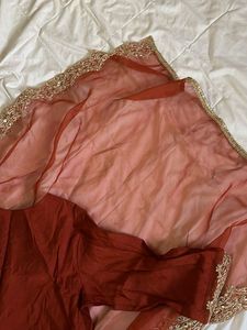 indo era Brown sequins kurta set