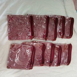 Jewellery Organiser And Ten Pouches Wit Zip