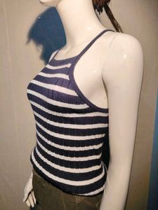 Striped Knit Tank Top