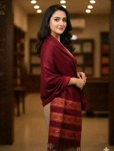 Elegant Maroon shawl