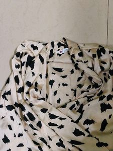 Dalmatian Print Blouse