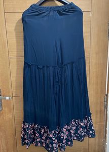 Floral Embroidered Palazzo