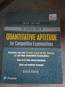 Quantitative Aptitude-Dinesh Khattar, PEARSON