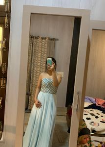 Beautiful Glitter Stone Gown💙🦋🎀