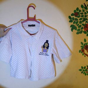 Cute Graphic Crop Top