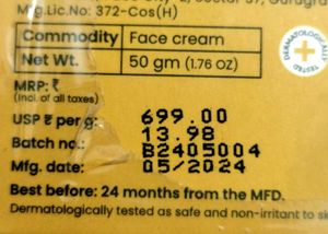 Vitamin C Face Cream