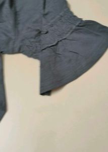 Charcoal Grey Color Top