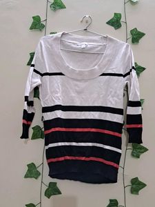 Striped Knit Top