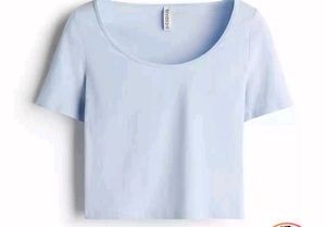 H&amp;M Cute Light Blue Top