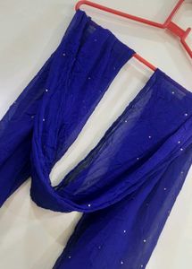 Blue Georgette Dupatta✨️