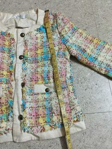 Colorful Tweed Jacket