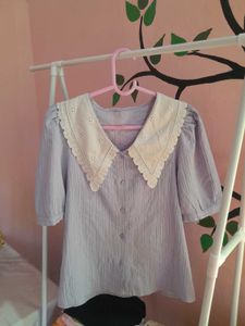 Cute Peter Pan Collar Top