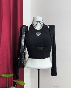 Black Halter Top