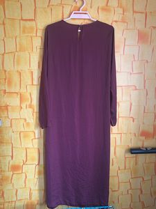 Burgundy Knot Front Dress