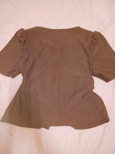 Brown Fancy Top