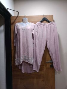 &#34;Som&#39;s Creation&#34; Pastel Mauve Elegant Ethnic Set💜