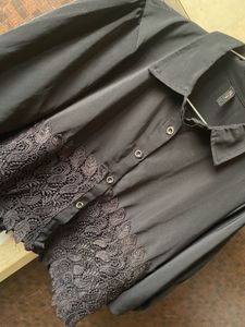 Elegant Black Lace Top