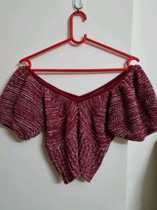 Roadster RED CROP TOP