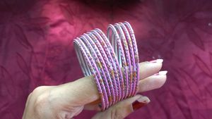 Light Pink Bangle Set