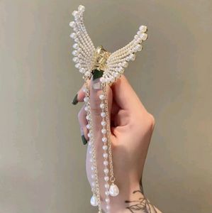 Pearl Studed Clutch/ Butterfly