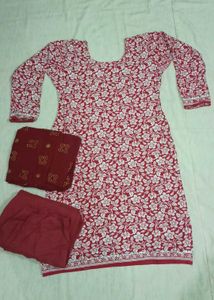 Floral Rust Suit