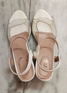 WHITE HEELS