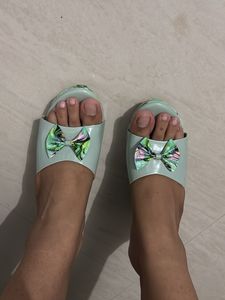 Floral Wedge Heels
