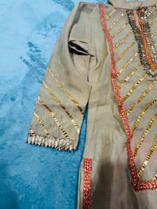 Beautiful Kurti With Printed Plazo