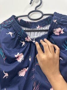 Floral Night Wear Co-ord Set