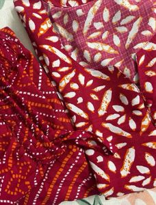 Red Plazo Suit ❤️