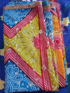 Bandhej Saree