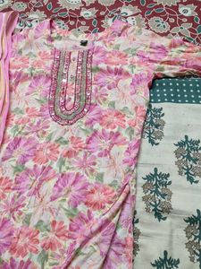 Floral Print Kurta