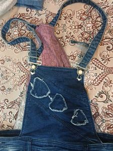 Denim Dungarees