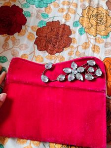 Pink Ethnic Clutch