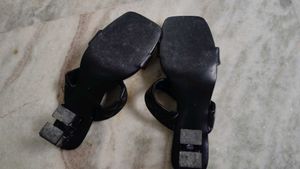 Black Heeled Sandals