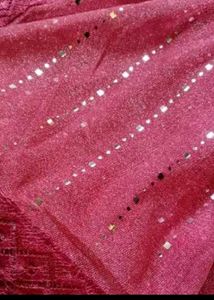 Pink Sequin Saree - Party Ready!