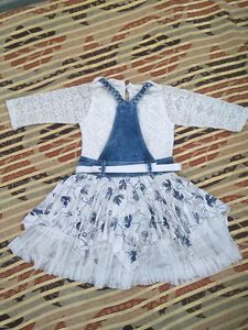 👗Dungaree frock dress